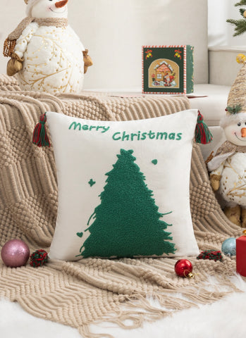 Funda bordada Navidad Mod:Pino verde
