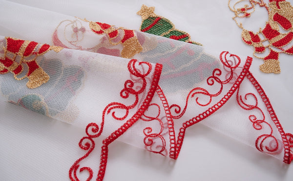 02 Visillos bordados Navidad Mod:04