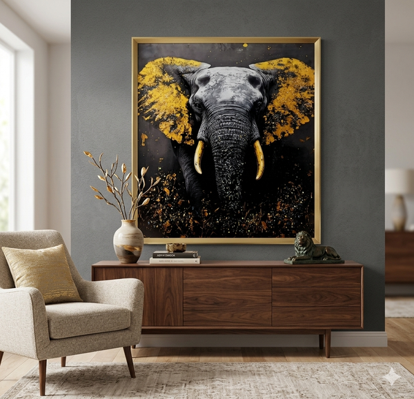 Cuadro elefante