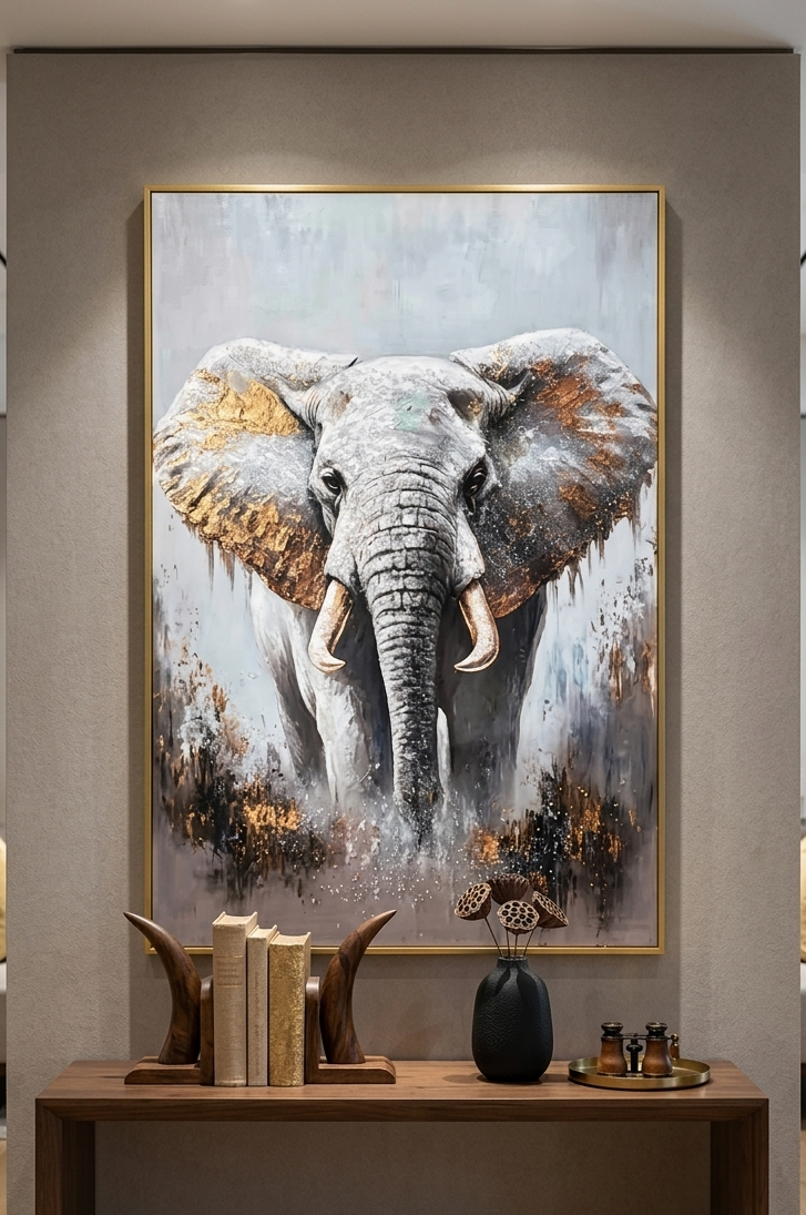 Cuadro elefante