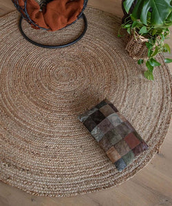 Alfombra yute lisa circular 120cm