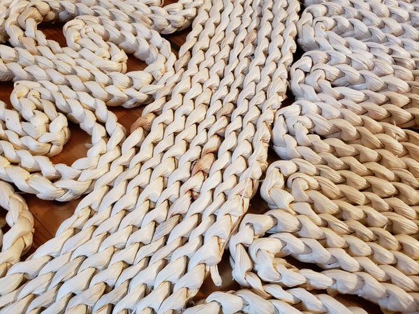 Alfombra fibra circular 120cm