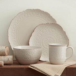 Set blanco pique 4 piezas