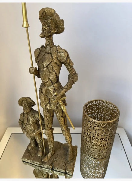 Quijote & Sancho Panza Dorado
