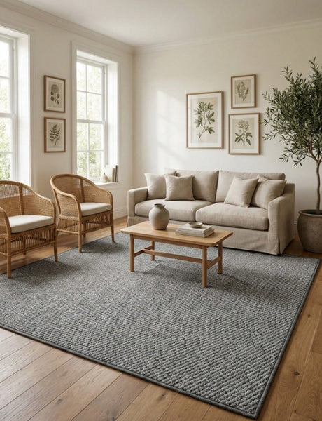 Alfombra Sisal 240x200cm Gris