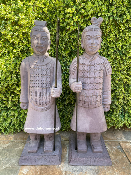 Soldado terracota lanza 77cm