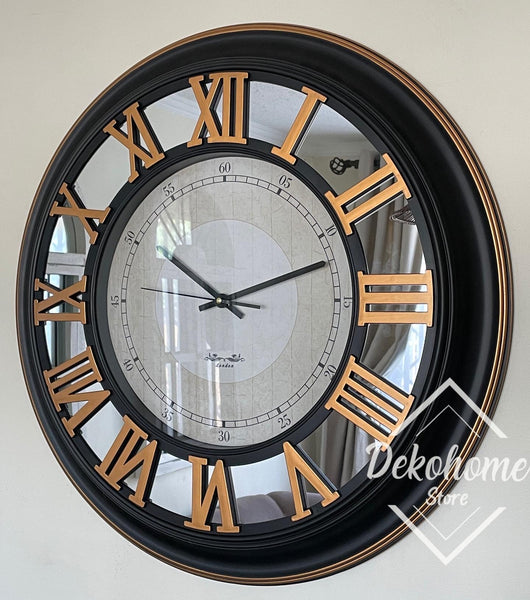 Reloj nórdico negro /dorado