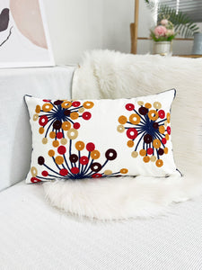 Funda bordada Rectangular Círculos colores