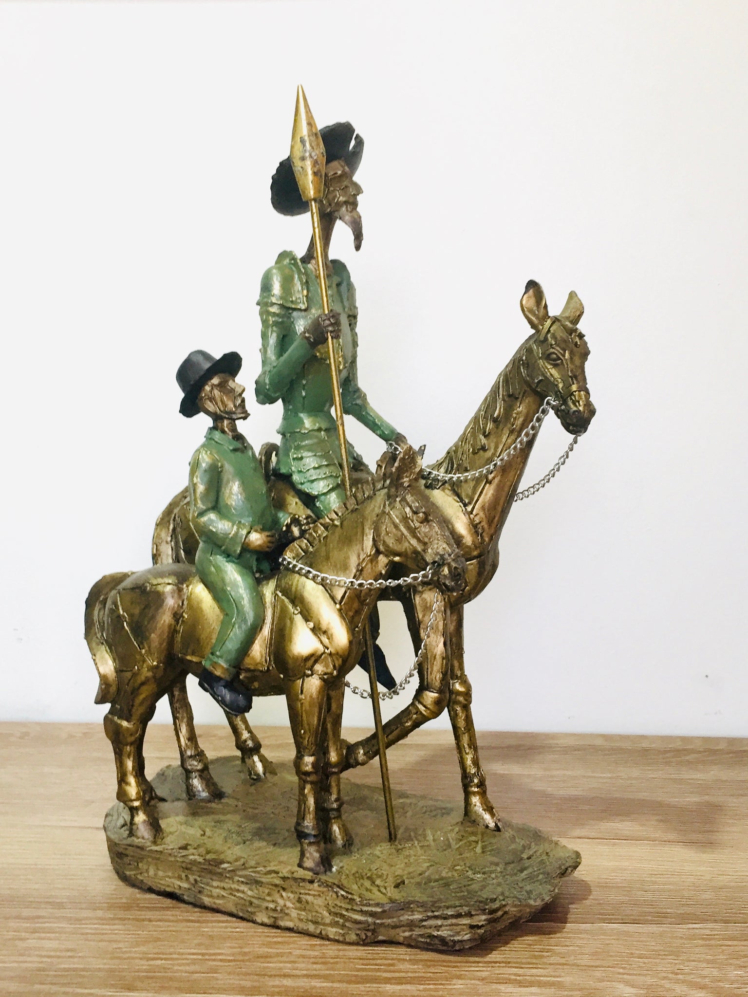 Quijote con Sancho panza