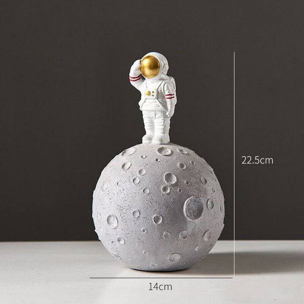 Astronauta sobre la luna