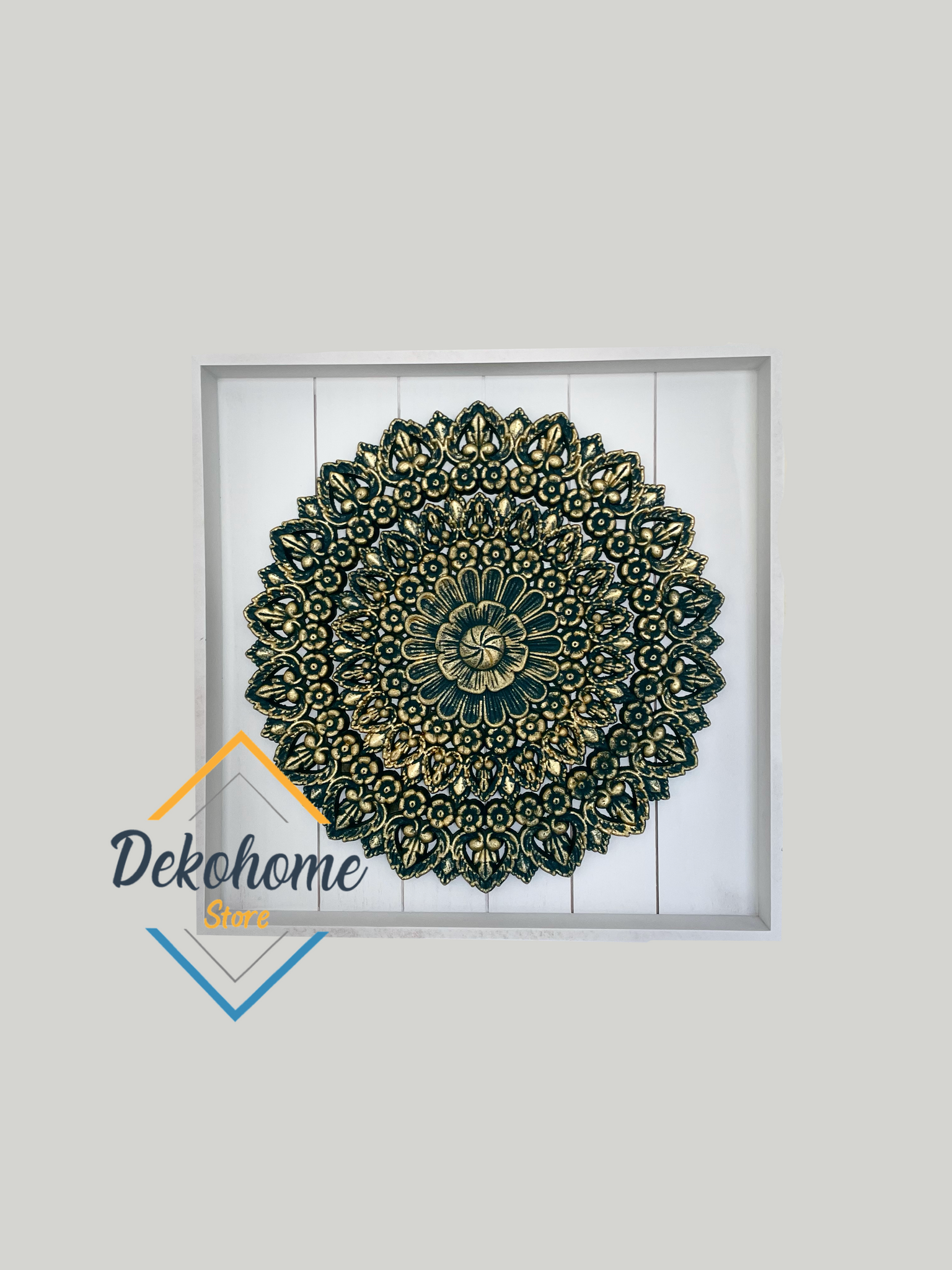 Cuadro madera mandala