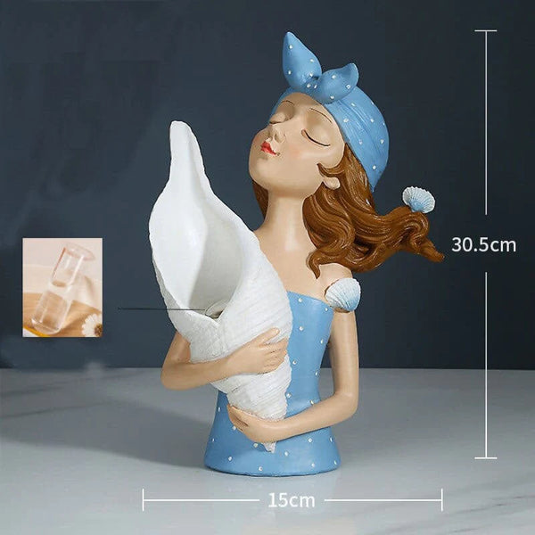 Figura nórdica portaflores