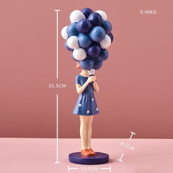 Figura Nórdica globo azul