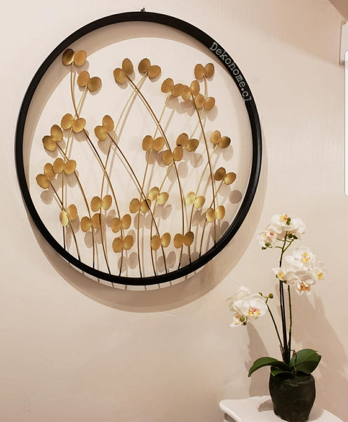 Cuadro metálico circular 73cm