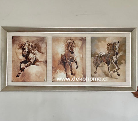 Cuadro Mod: Trio de caballos